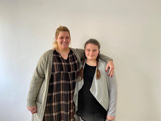 Söhne-Töchter-Tag bei Knoop - Emily und Farya