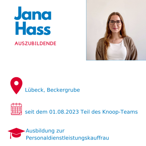 Steckbrief der Knoop Mitarbeiterin Jana Hass