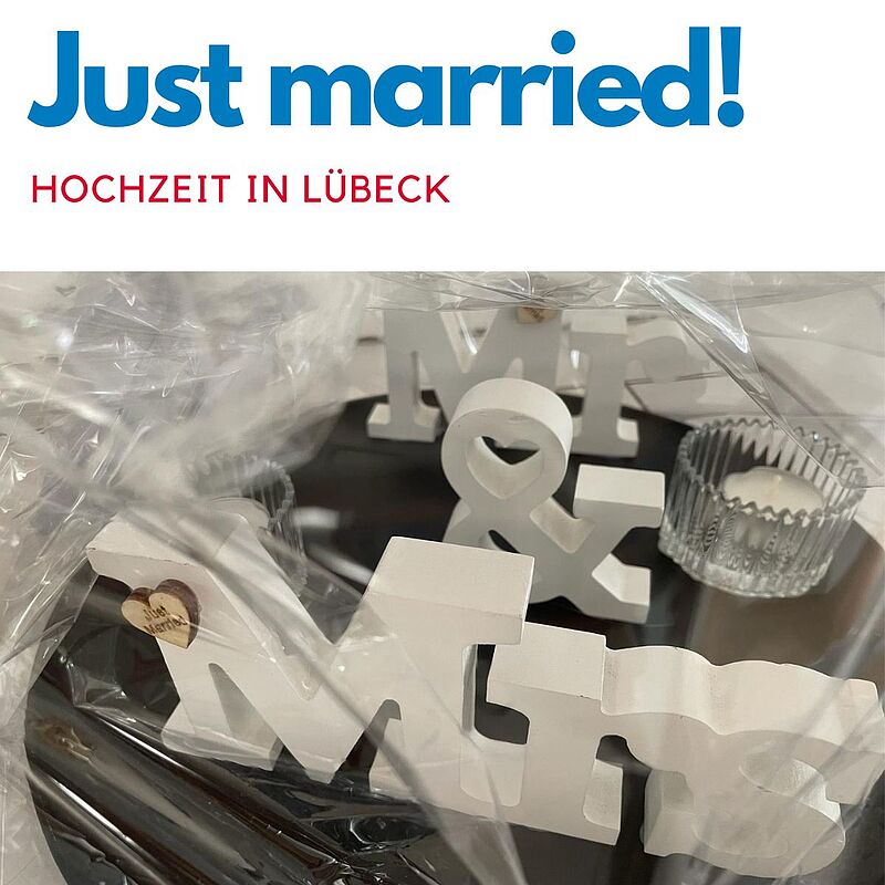 Just married - Hochzeit bei Knoop in Lübeck