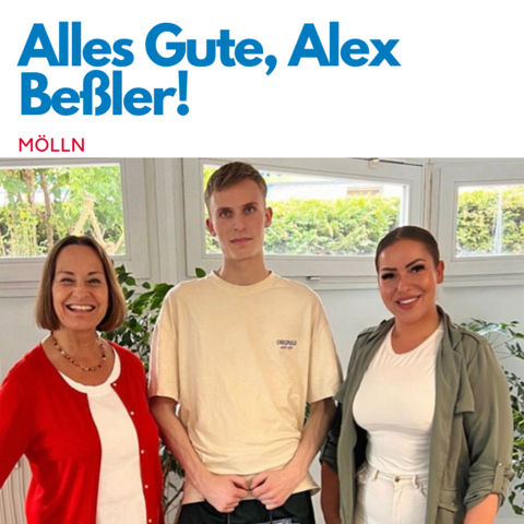 2 Mitarbeiter von Knoop verabschieden Alex Beßler